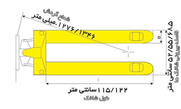 مشخصات شاخک پالت تراک مدل BFIII